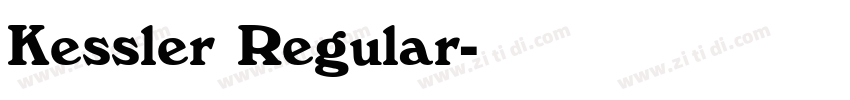 Kessler Regular字体转换